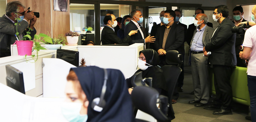 بازدید معاون محترم وزیر از زیرساخت‌های شرکت مشتریان گلدیران