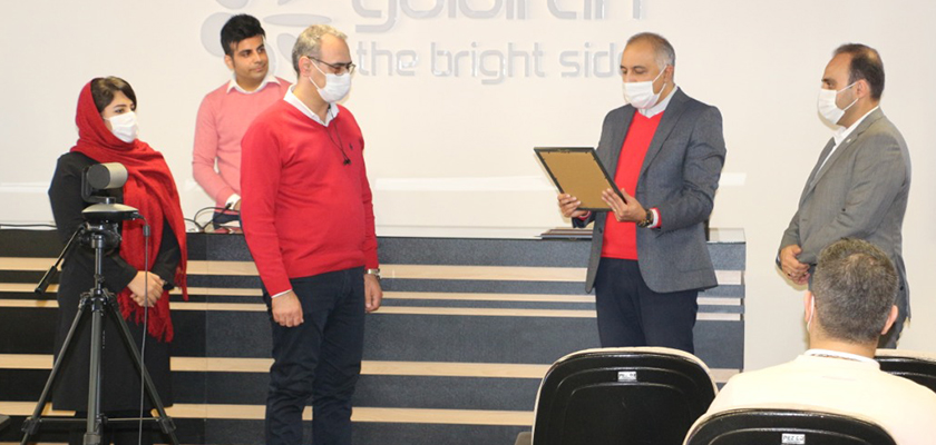 قدردانی از همکاران سلامت گلدیران