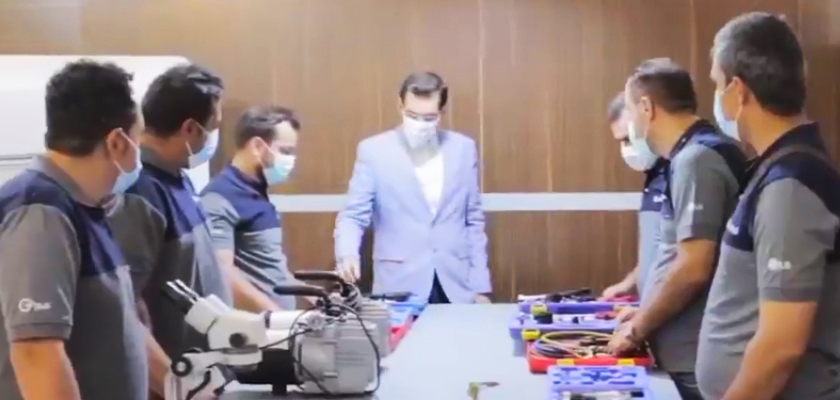 افتتاح ​​آزمایشگاه تجهیزات لوازم خانگی گلدیران در دانشگاه فنی انقلاب تهران
