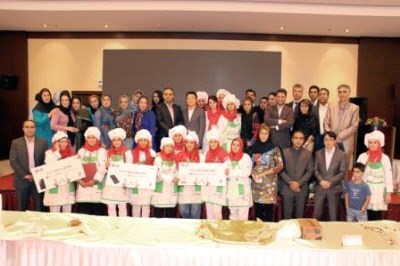 قائم مقام گلدیران در اختتامیه خوشمزه رقابت کنیم