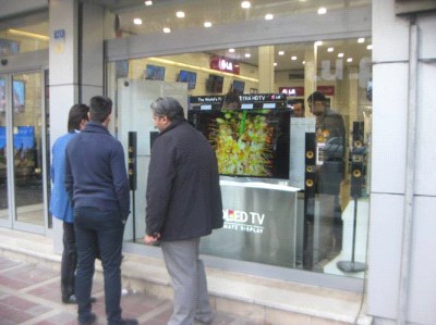 نصب اولین تلویزیون 55” CURVED OLED